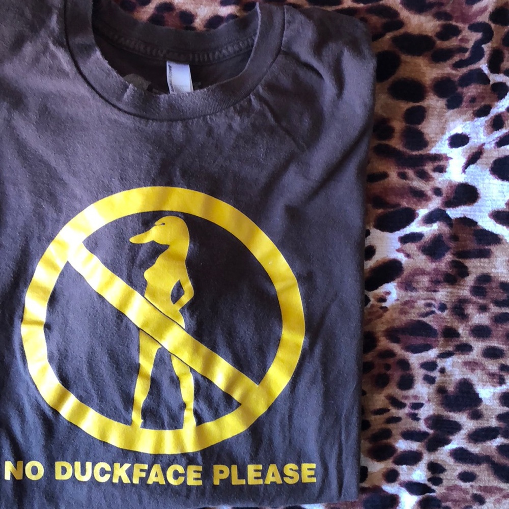The Chive Tee “No Duckface Please”